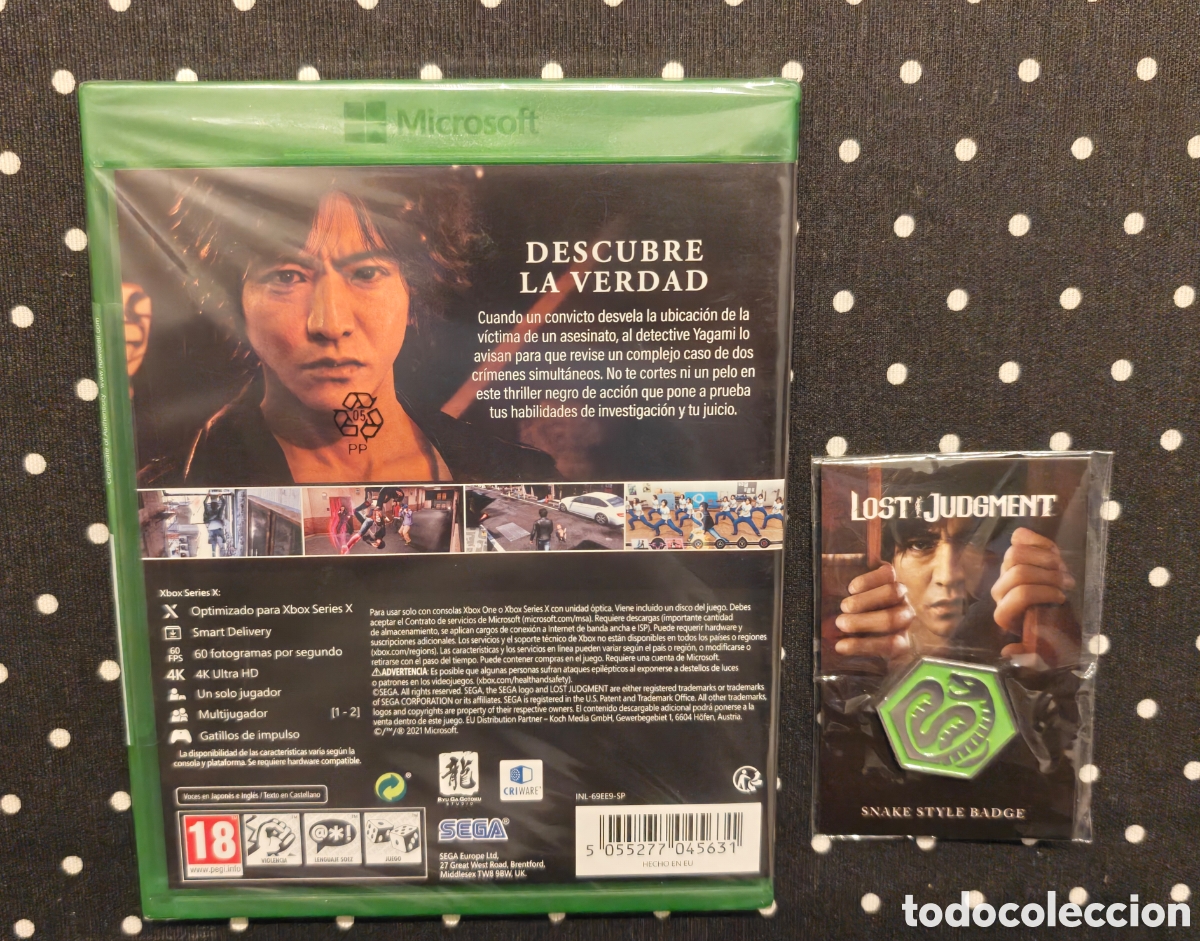 Xbox One de segunda mano: Lost Judgment Xbox Series / One - Foto 2