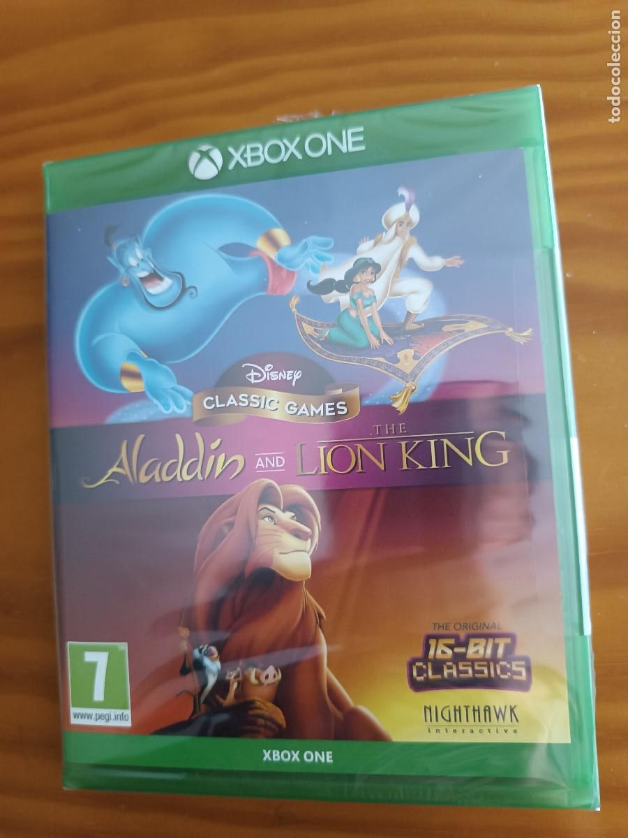 Xbox One de segunda mano: DISNEY ALADDIN Y EL REY LEON XBOX ONE PAL U.K. PRECINTADO