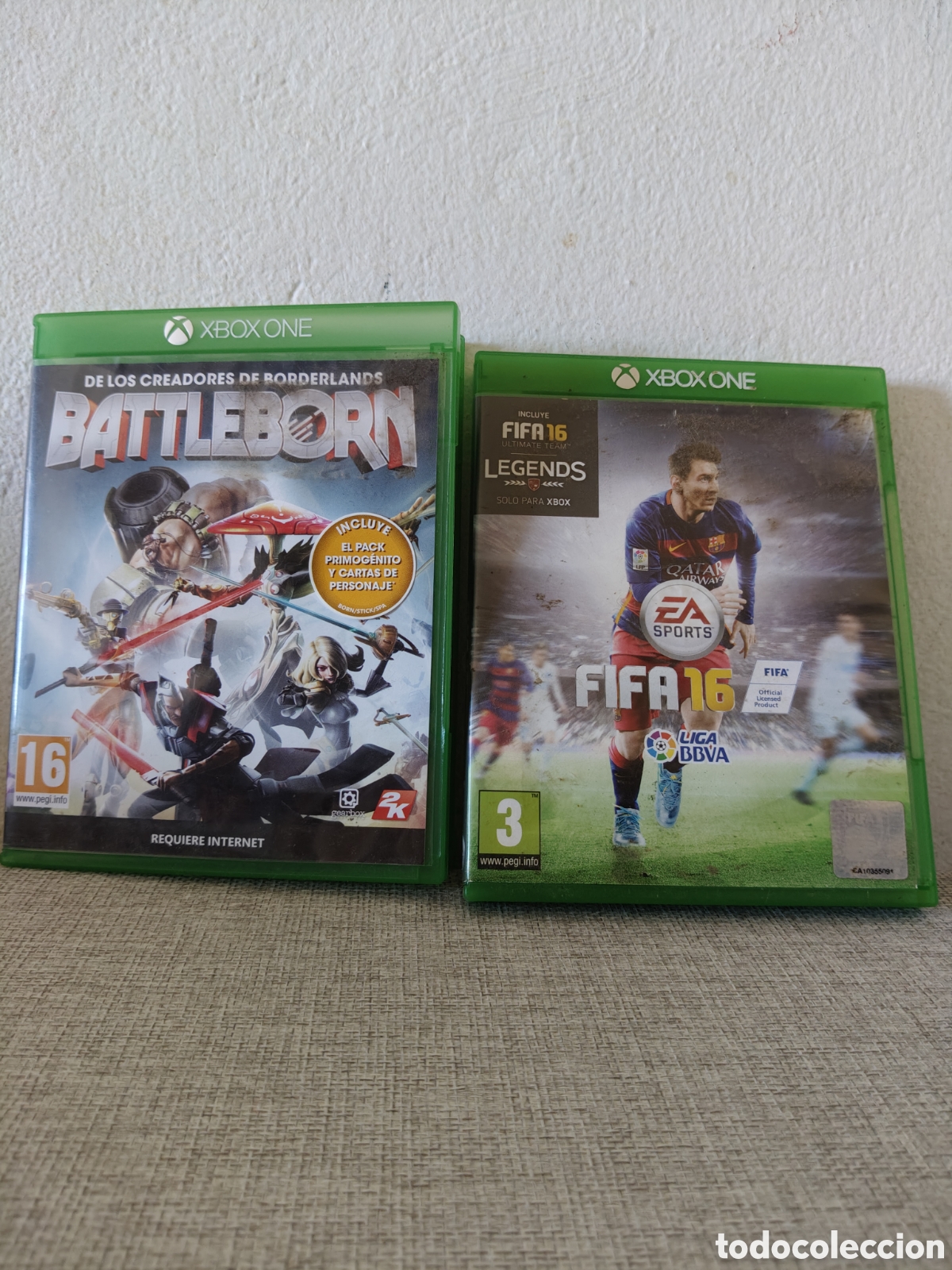 Xbox One de segunda mano: Lote 2 Juegos Xbox One (Battleborn + FIFA 16)