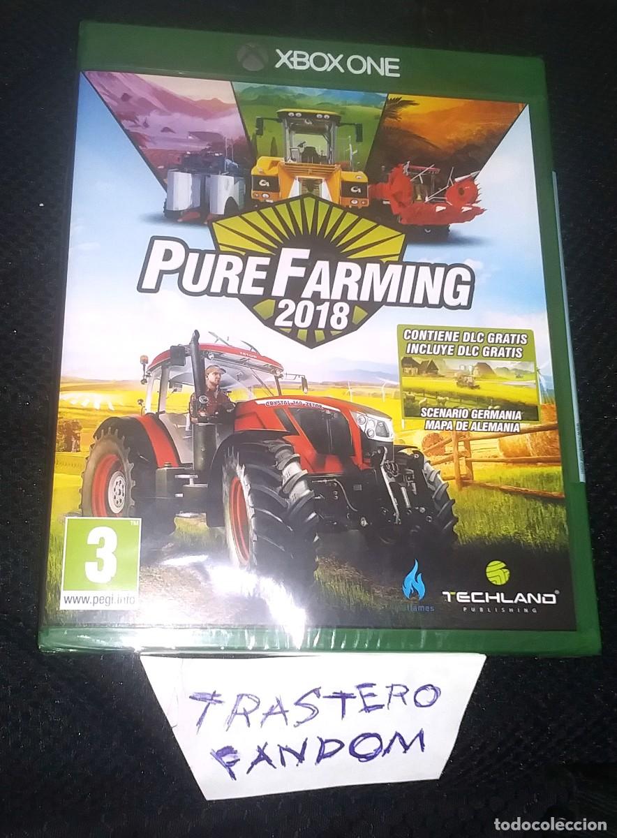 Xbox One de segunda mano: Compartir Pure Farming 2018 Xbox One PAL Espa&ntilde;a Nuevo Precintado DLC Alemania