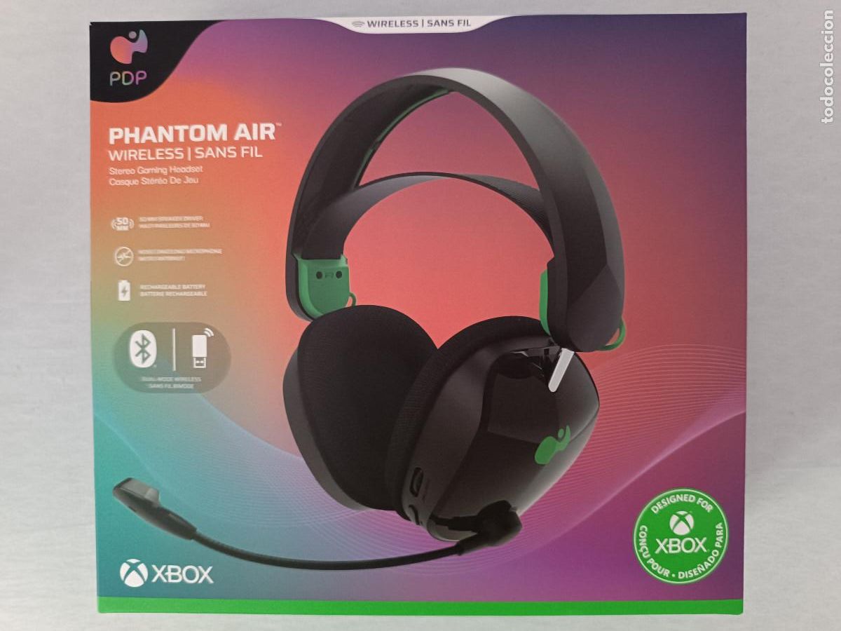 Xbox One de segunda mano: AURICULARES INALAMBRICOS XBOX PDP PHANTOM AIR PRECINTADO