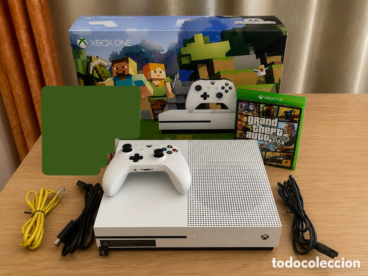 Videogiochi e Consoli: Xbox One S Blanca Ed. Esp. + GTA V