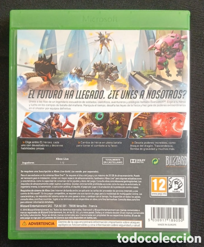 Xbox One de segunda mano: OVERWATCH ORIGINS EDITION XBOX ONE - Foto 2