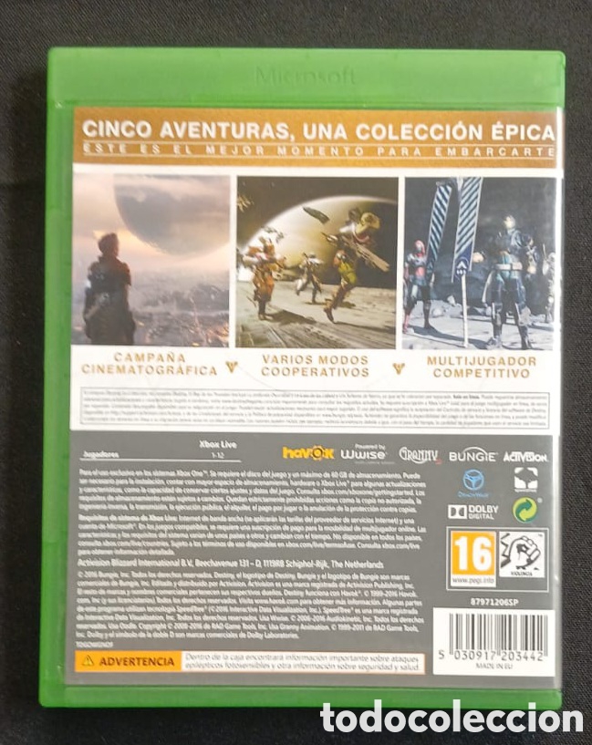 Xbox One de segunda mano: JUEGO DESTINY XBOX ONE - Foto 2