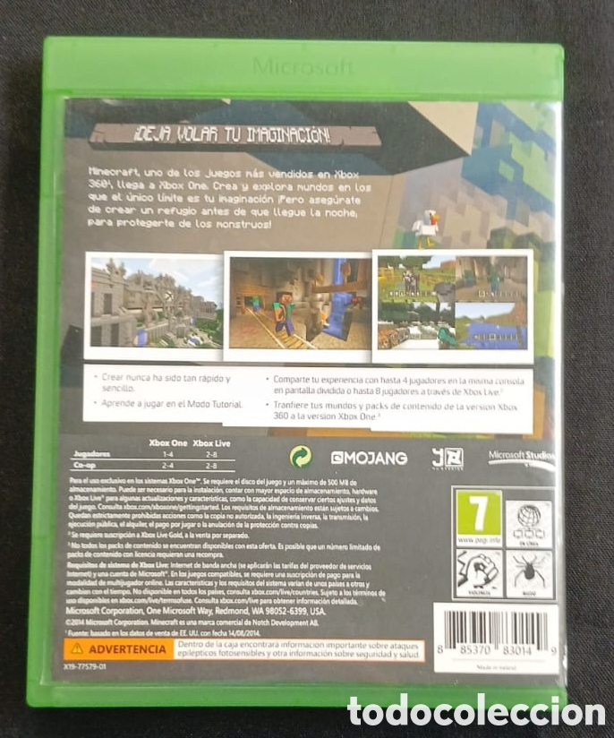 Xbox One de segunda mano: MINECRAFT XBOX ONE EDITION - Foto 2