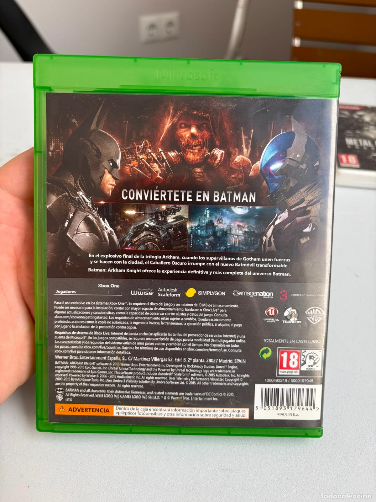 Xbox One de segunda mano: Batman Arkham Knight - Xbox one - PAL ESP - Foto 3