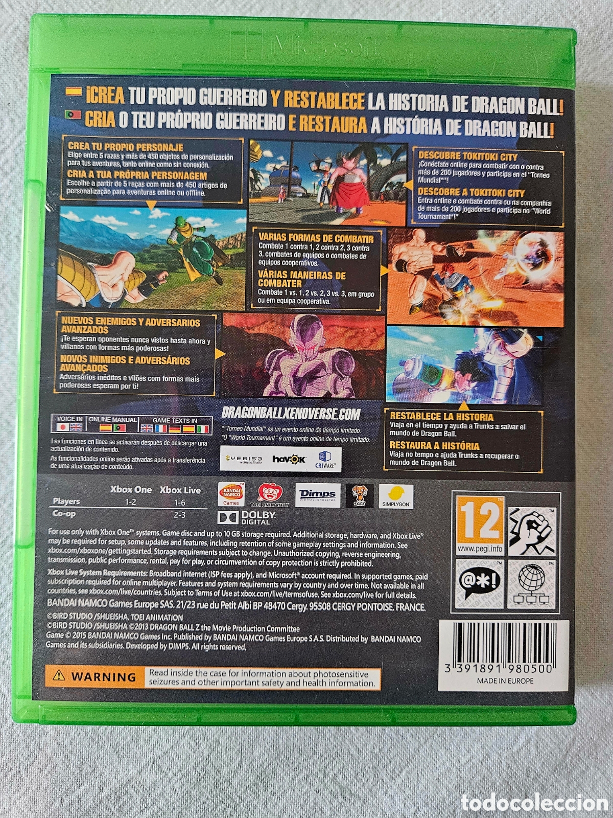 Xbox One de segunda mano: XBOX ONE DRAGONBALL XENOVERSE XV - Foto 3